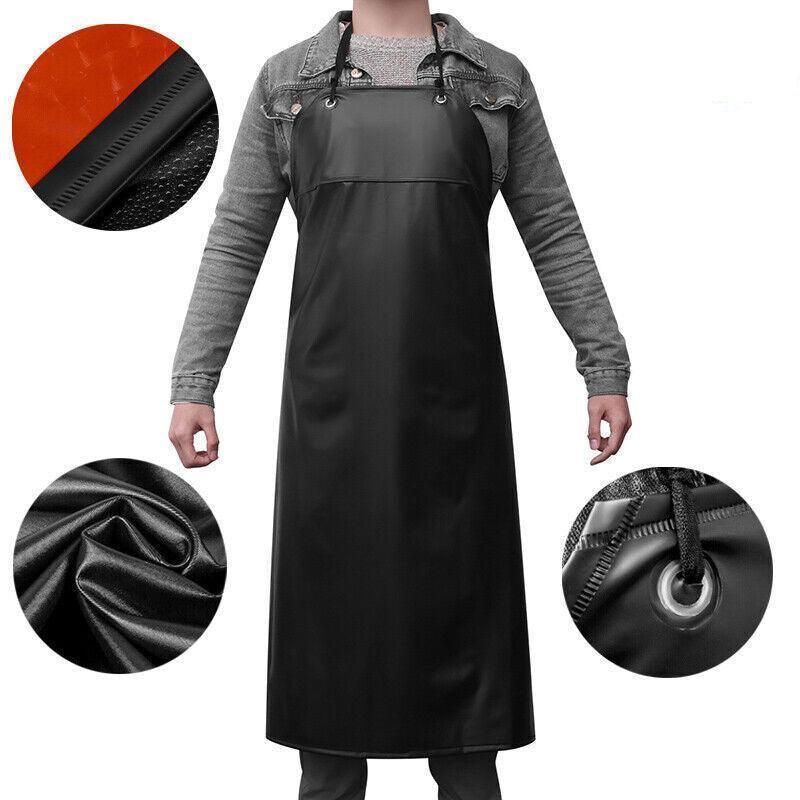 Waterproof Apron Pvc Apron Chef Butcher Work Heavy Duty Royal Black Best Quality