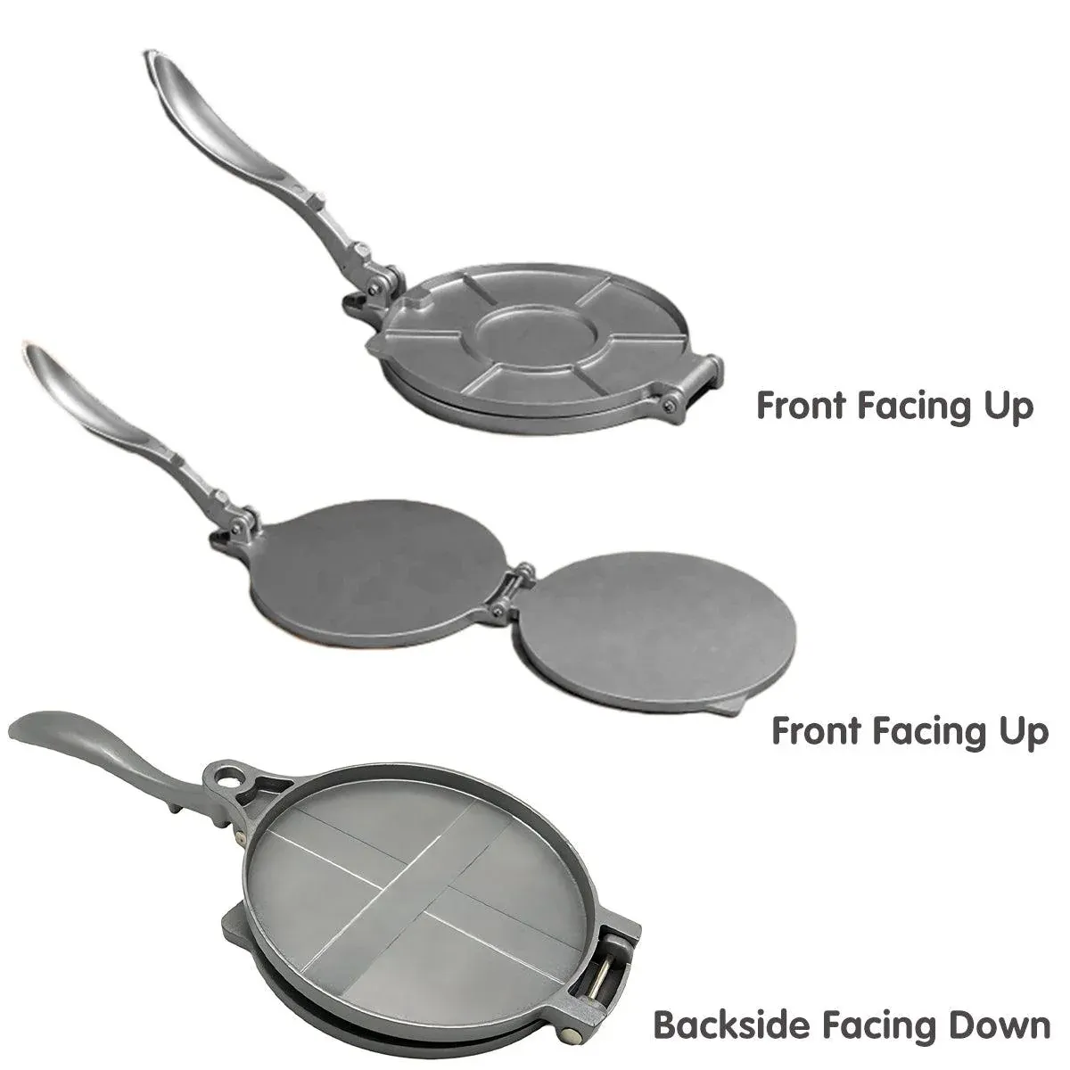 16/20cm Premium Tortilla Press Flat Bread Maker Taco Roti Chapati Health Food view 5