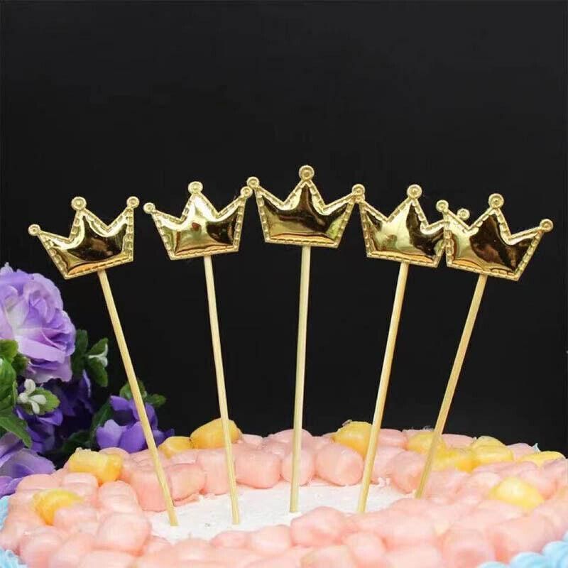 Happy Birthday Acrylic Cake Topper Cake Decoration Golden Silver Party view 11