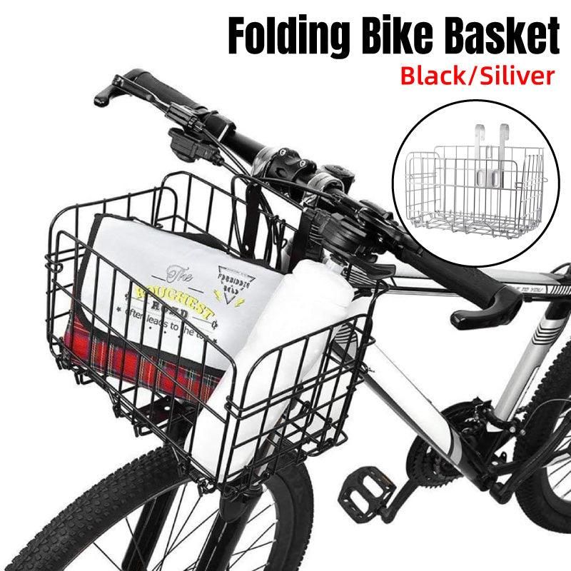 Foldable Bicycle Basket Front and Rear Hanging Storage Rack Bike Accessories view 2