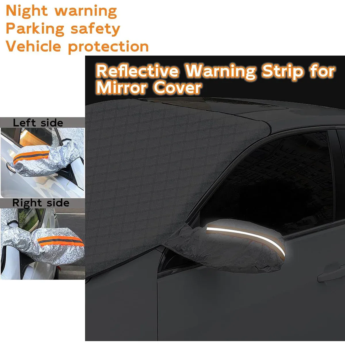 Car Windshield Cover SUV Sun Shade Windscreen Frost Snow Ice Sunshade Protector view 3