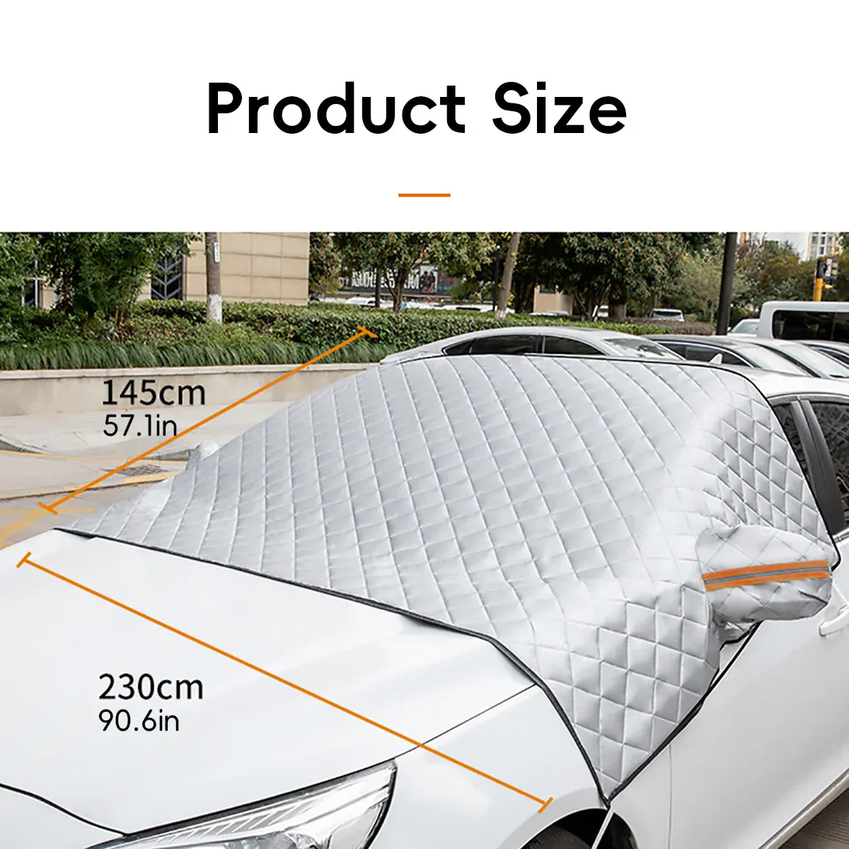 Car Windshield Cover SUV Sun Shade Windscreen Frost Snow Ice Sunshade Protector view 5