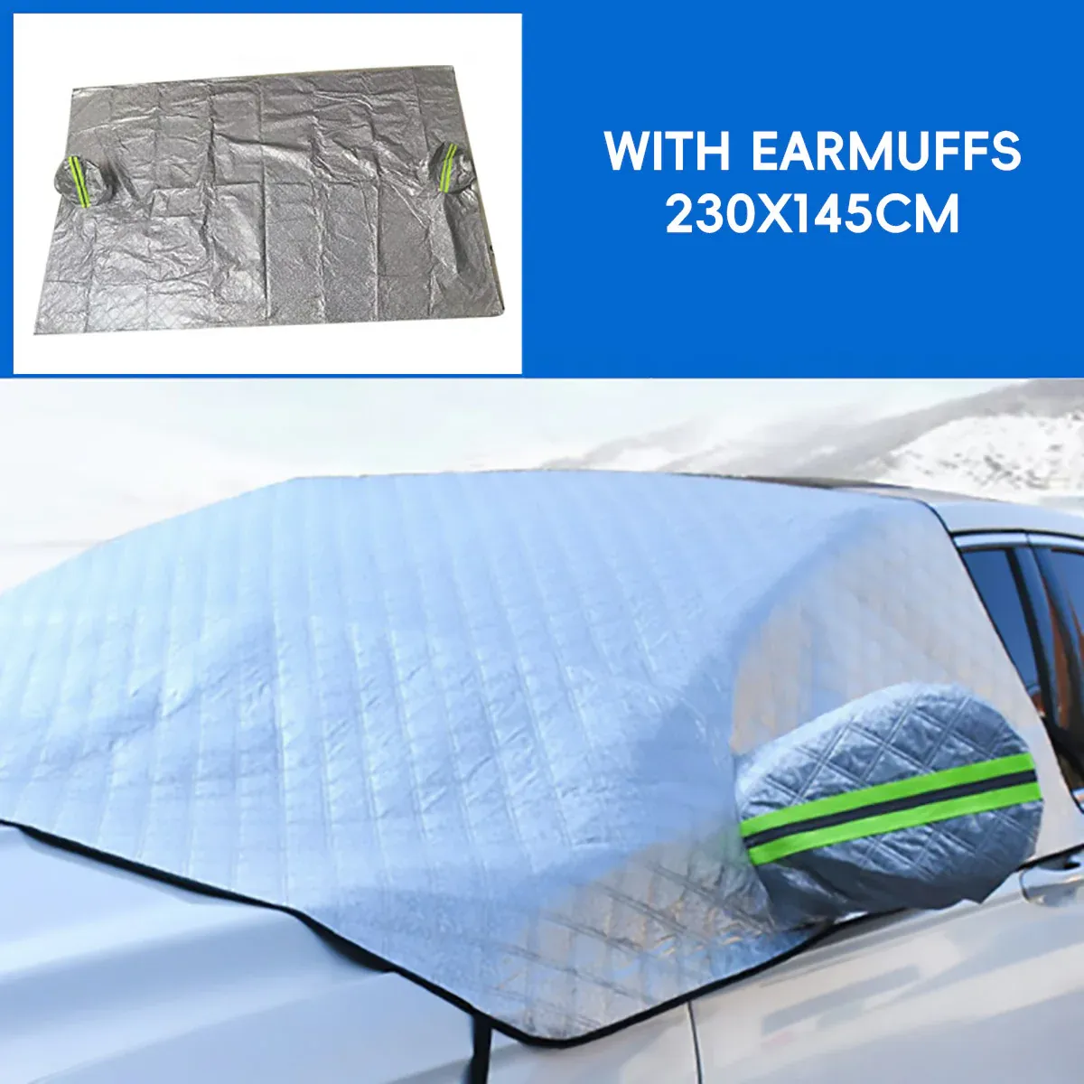 Car Windshield Cover SUV Sun Shade Windscreen Frost Snow Ice Sunshade Protector view 7