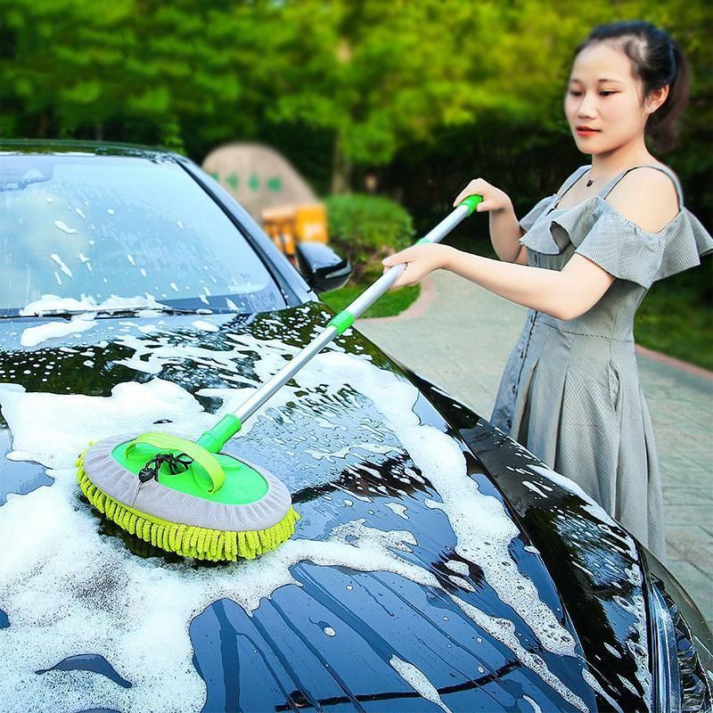 New Telescopic Car Brush Wash Soft Care Mop Vehicle Cleaning Window Adjustable view 5