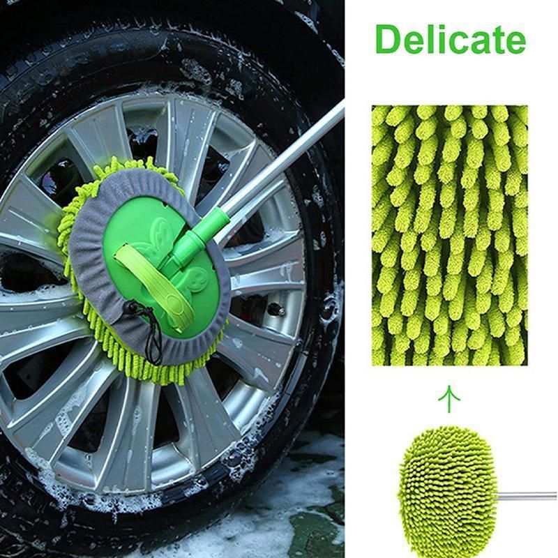 New Telescopic Car Brush Wash Soft Care Mop Vehicle Cleaning Window Adjustable view 6