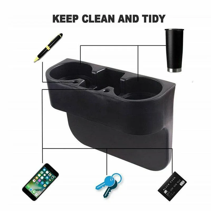 Multifunctional Car Console Gap Cup Holder for Bottles Snacks and Small Items view 5