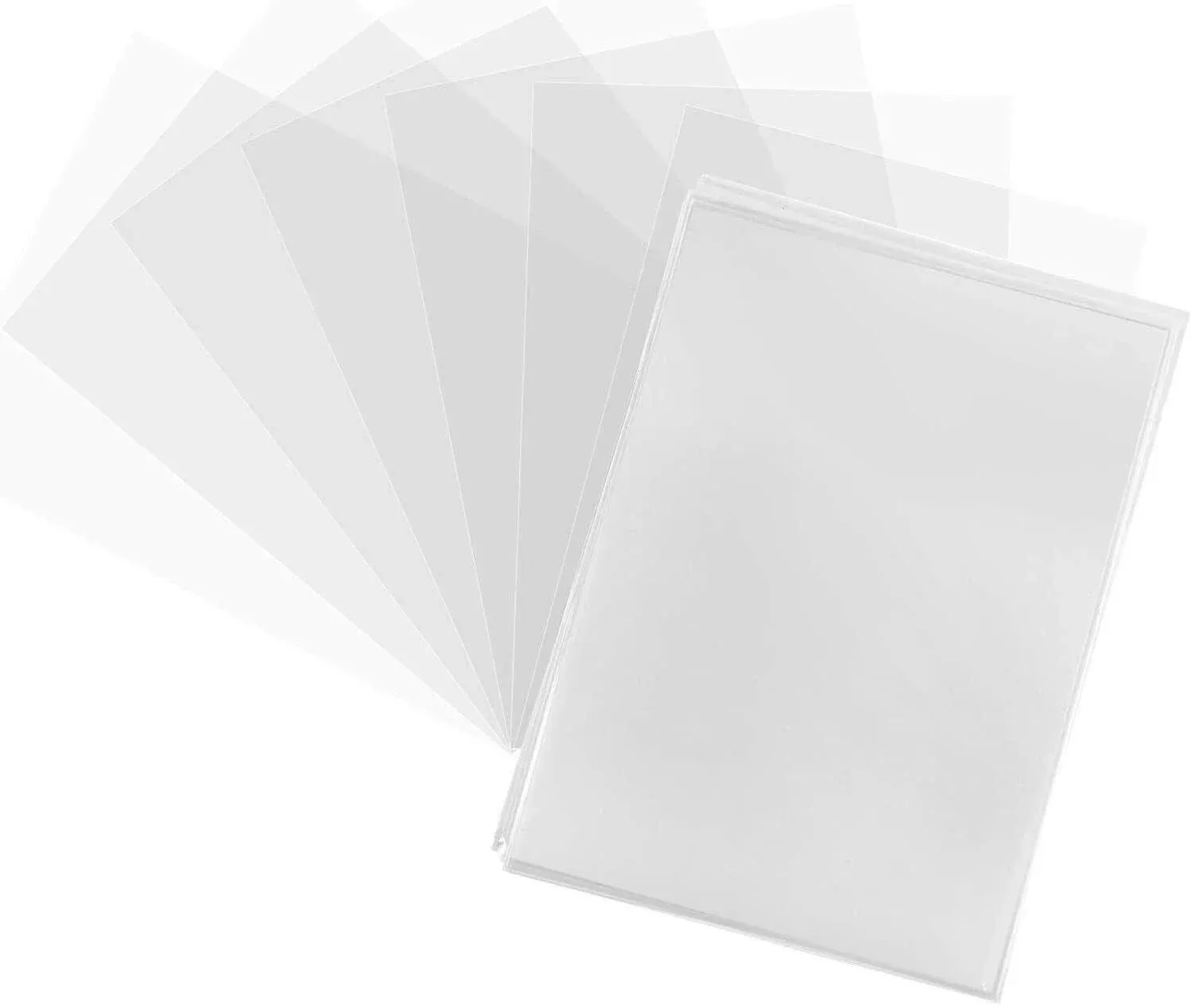 Ultra Soft Trading Card Sleeves Clear Penny Protector 100Pcs For Pokemon Nba — image 1