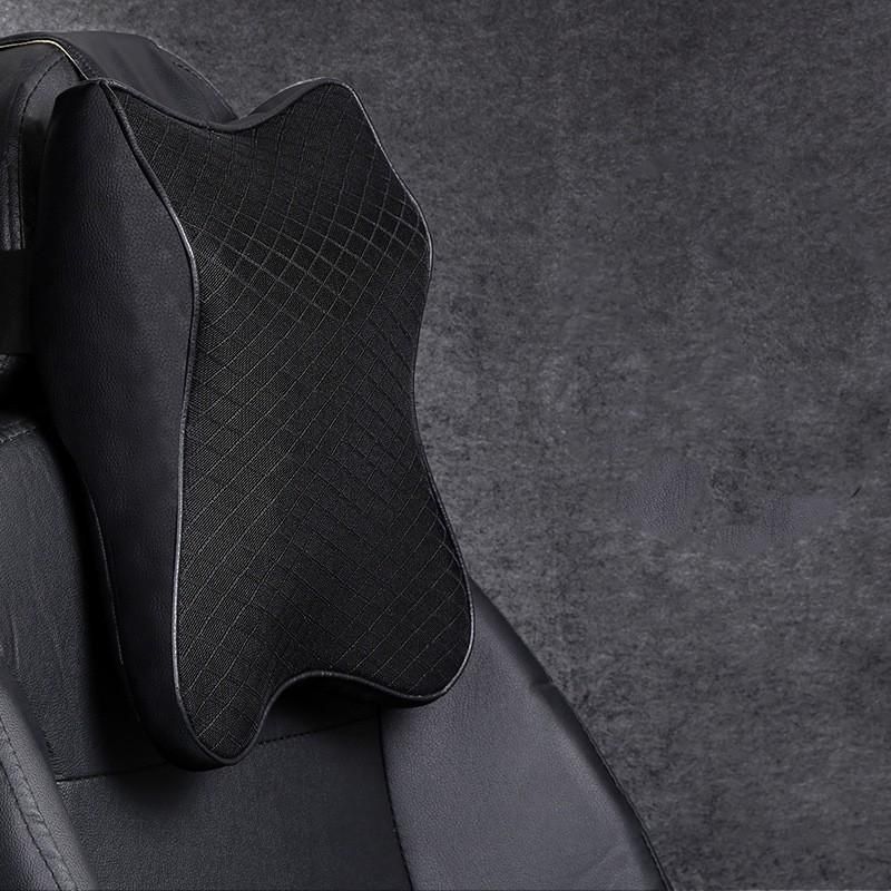Memory Foam Vehicle Headrest Cushion for Neck and Lumbar Support Comfort view 4