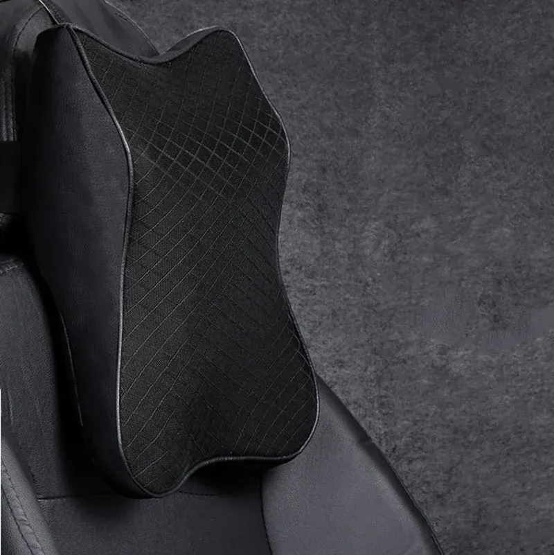 Memory Foam Vehicle Headrest Cushion for Neck and Lumbar Support Comfort view 12