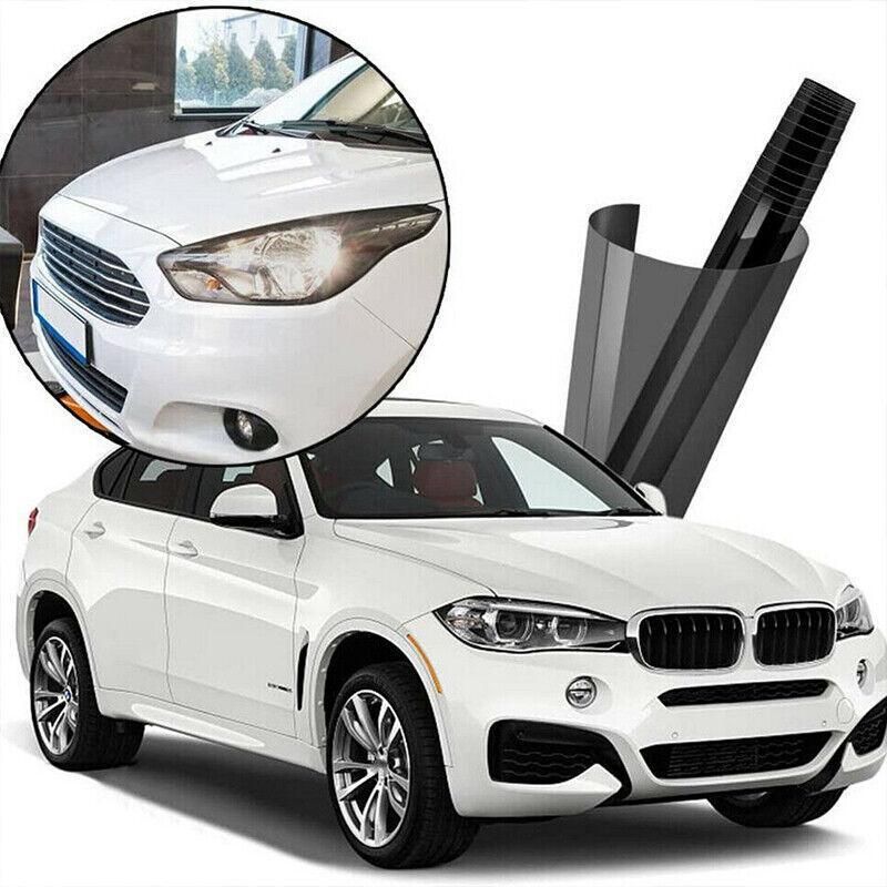 Light Smoke Black 2mx30cm Car Headlight Tint Wrap Tail Fog Light Vinyl Wrap Kit view 6