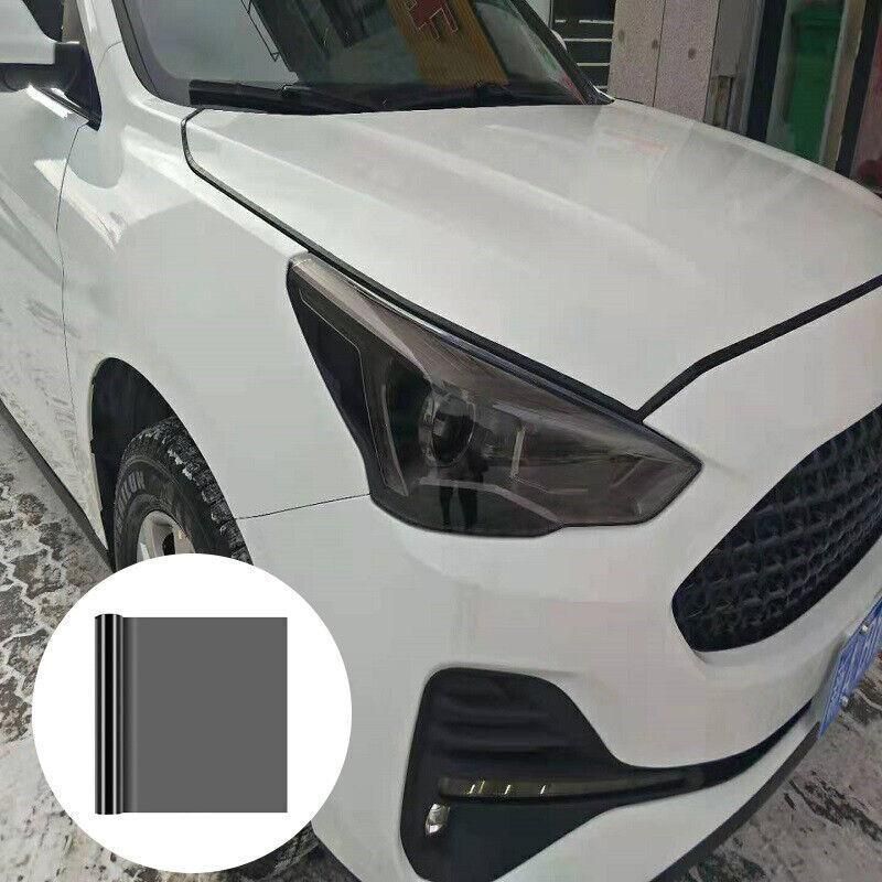 Light Smoke Black 2mx30cm Car Headlight Tint Wrap Tail Fog Light Vinyl Wrap Kit view 7