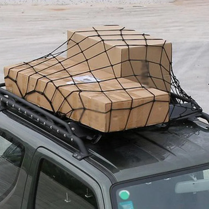 Car Roof Top Rack Basket Luggage Bungee Net Cargo Mesh Carrier Cover Storage view 4