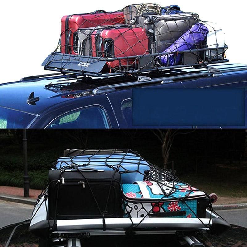 Car Roof Top Rack Basket Luggage Bungee Net Cargo Mesh Carrier Cover Storage view 8