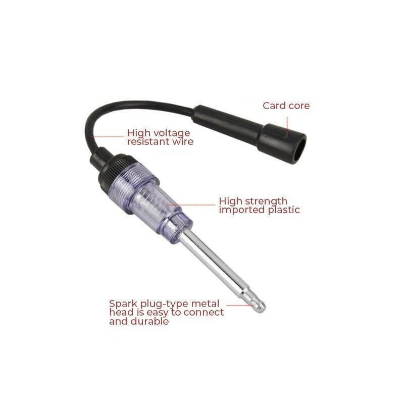 Spark Plug Tester In Line Ignition System Detector Coil Test Tools Engine view 8