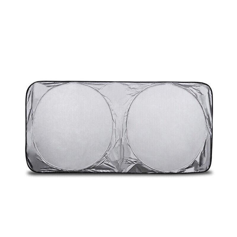 Car Windshield Sunshade Foldable 150×70cm UV Block Front Visor for SUV Van view 2
