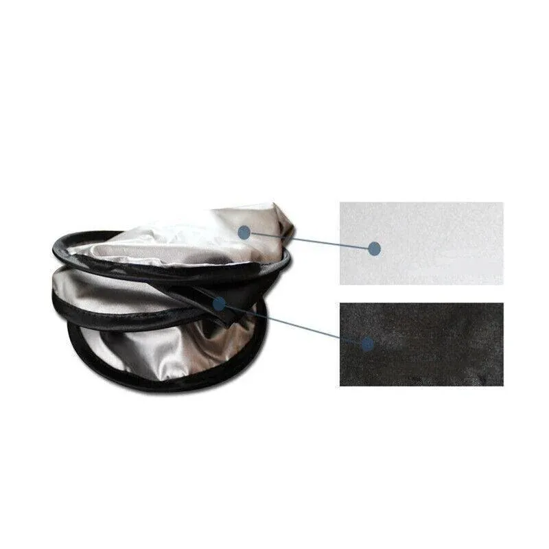 Car Windshield Sunshade Foldable 150×70cm UV Block Front Visor for SUV Van view 4