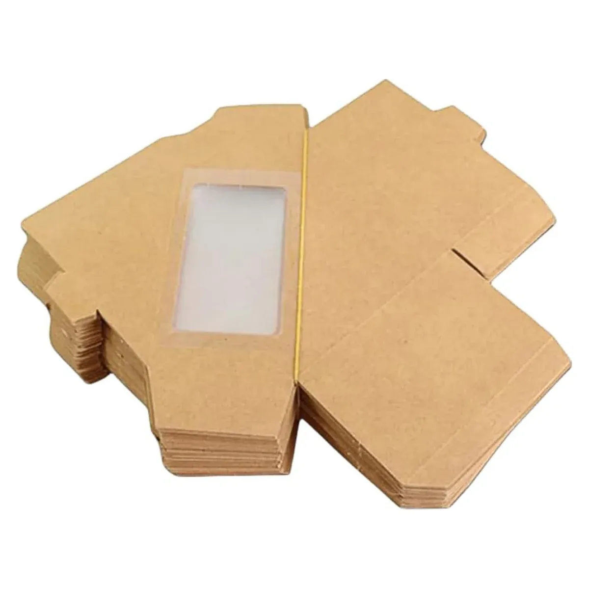 100PCS Sandwich Wedge Box Triangle Paper Container Cupcake Cake Box with view 12