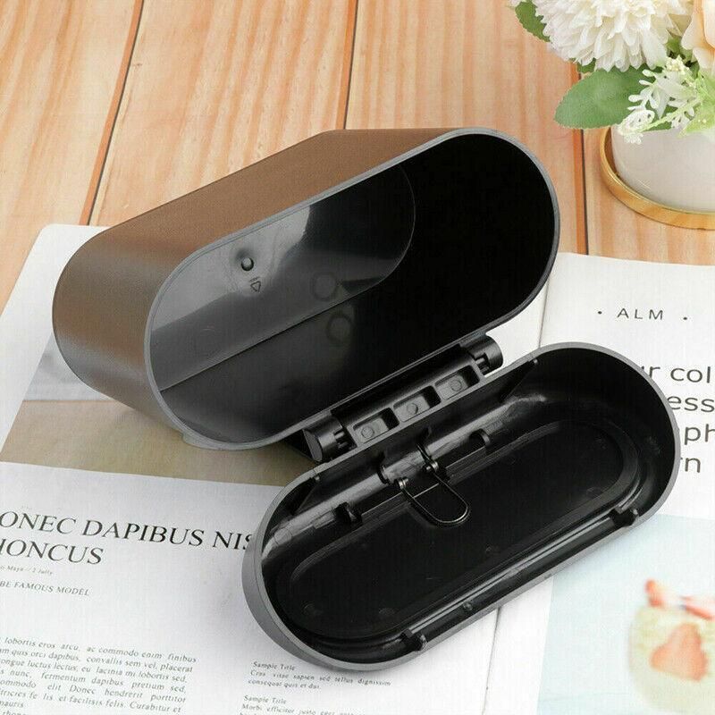 Mini Car Trash Bin with Lid Multifunction Rubbish Can for Vehicle Office view 6
