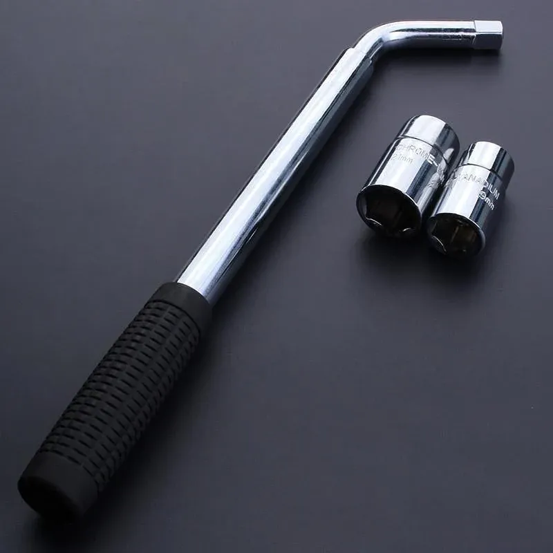 Extendable Car Wheel Brace Heavy Duty Nut Lug Wrench Sockets 17/19mm & 21/23mm view 5