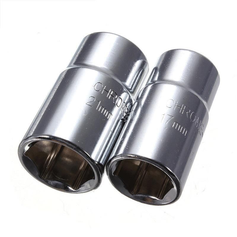 Extendable Car Wheel Brace Heavy Duty Nut Lug Wrench Sockets 17/19mm & 21/23mm view 6