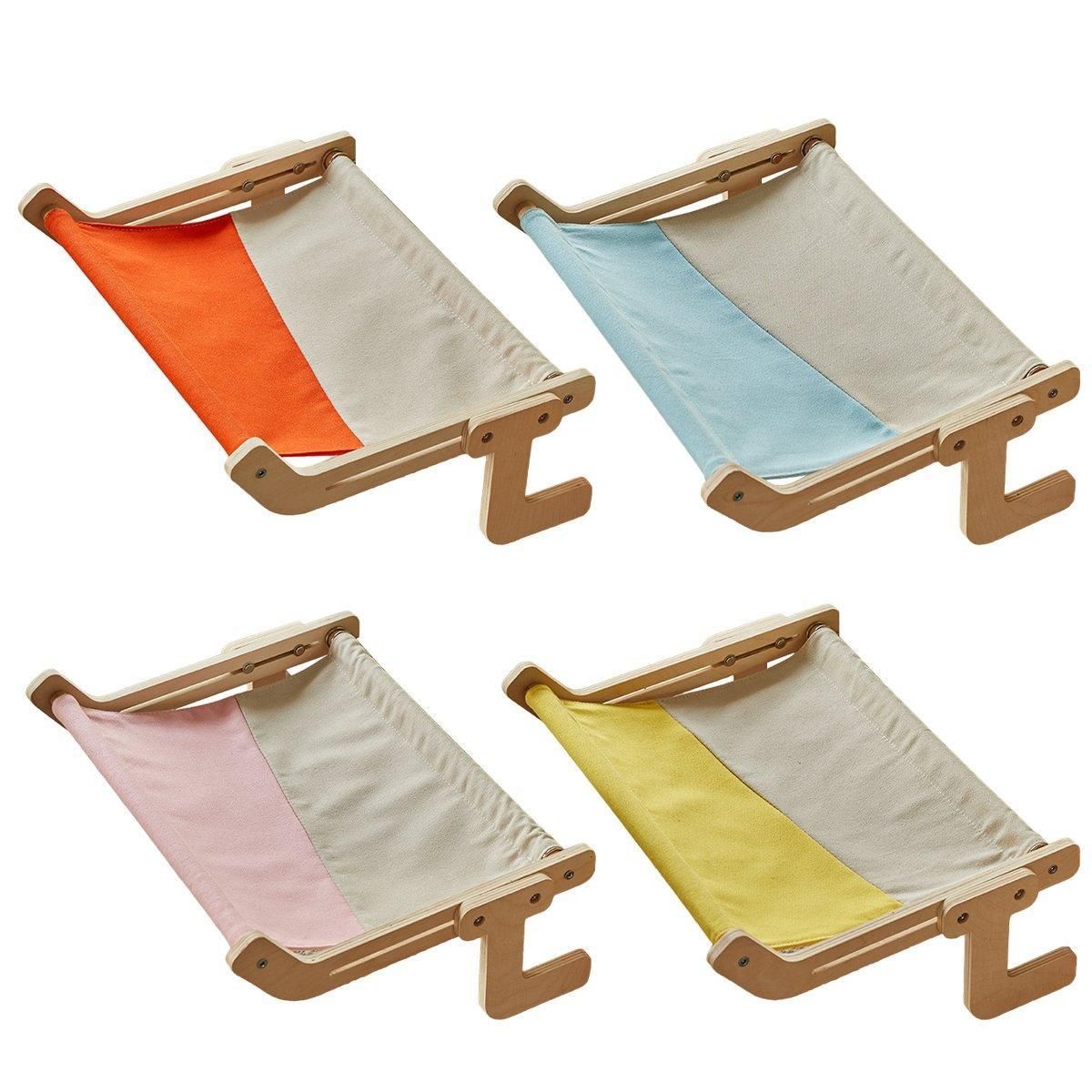 Window Hanging Cat Hammock Solid Wood Sun Bed Nest for All Seasons Durable view 3