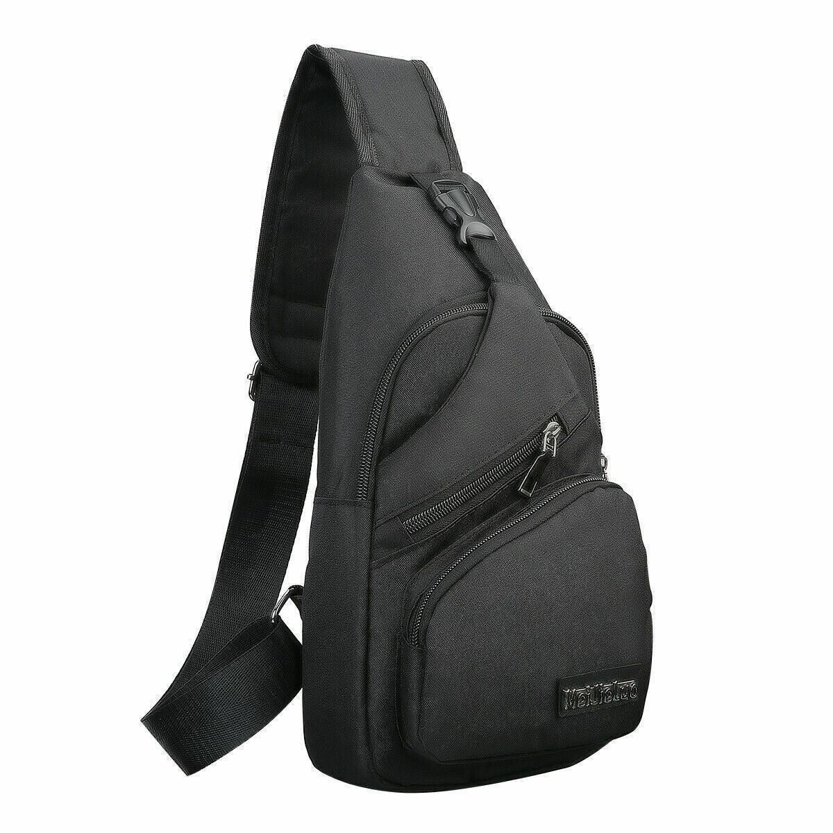 Durable Mens Chest Bag Shoulder Backpack Man Sling Cross Body Satchel Travel view 7