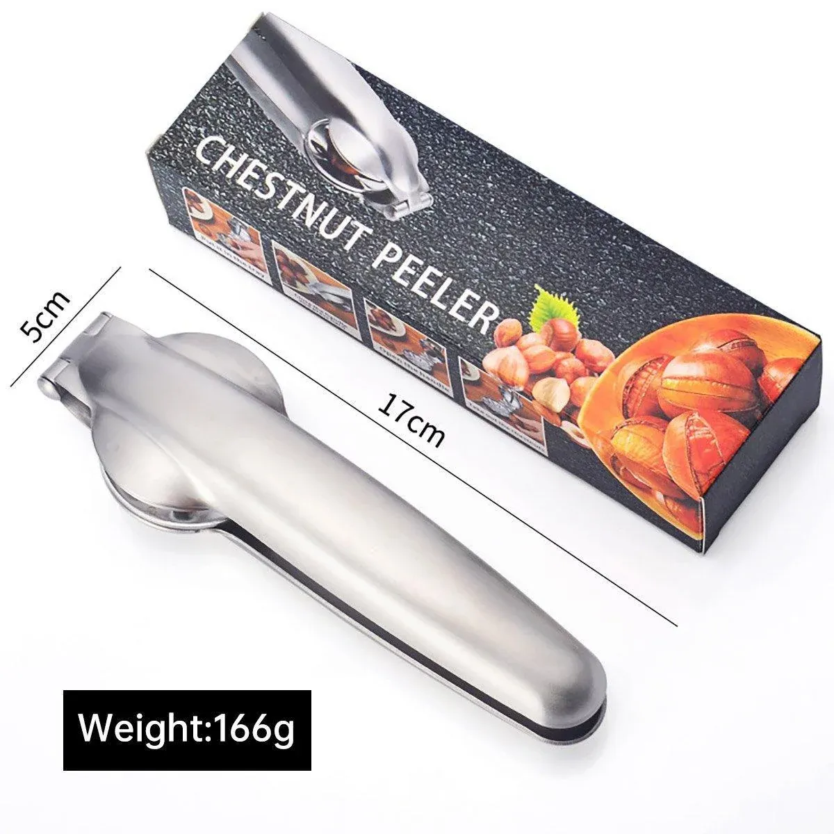 Chestnut Opener 304 Stainless Steel Cross Chestnut Shell Stripper Nut Cracker view 3