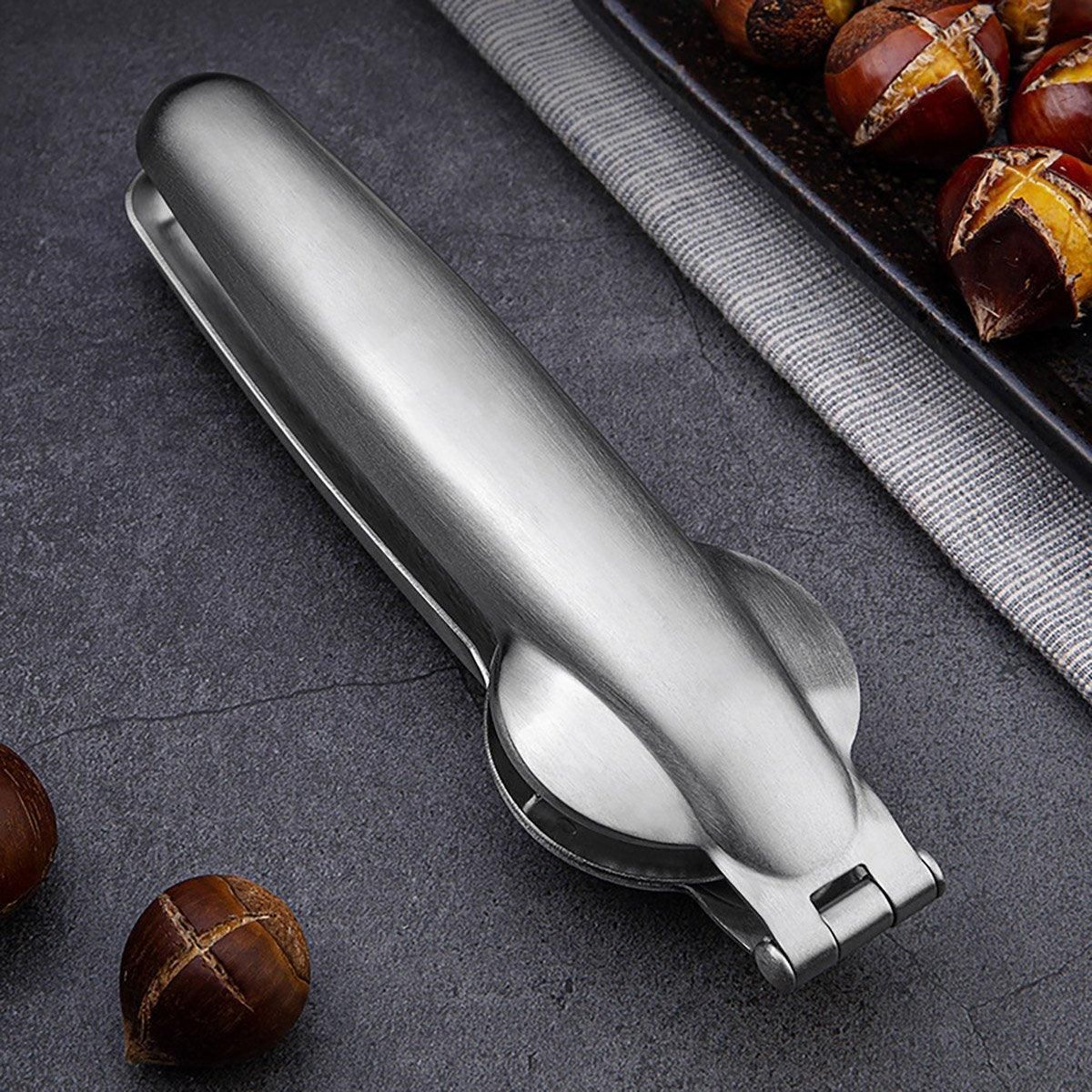 Chestnut Opener 304 Stainless Steel Cross Chestnut Shell Stripper Nut Cracker view 12