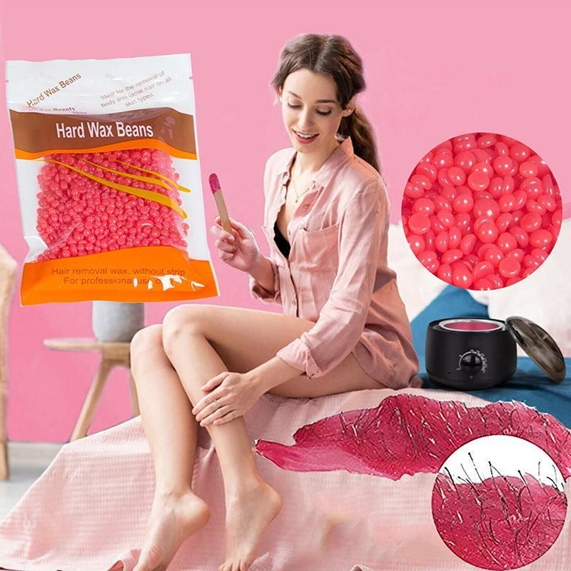 300G Hard Wax Bean No Strip No Pain Hot Film Body Waxing Hair Removal view 9