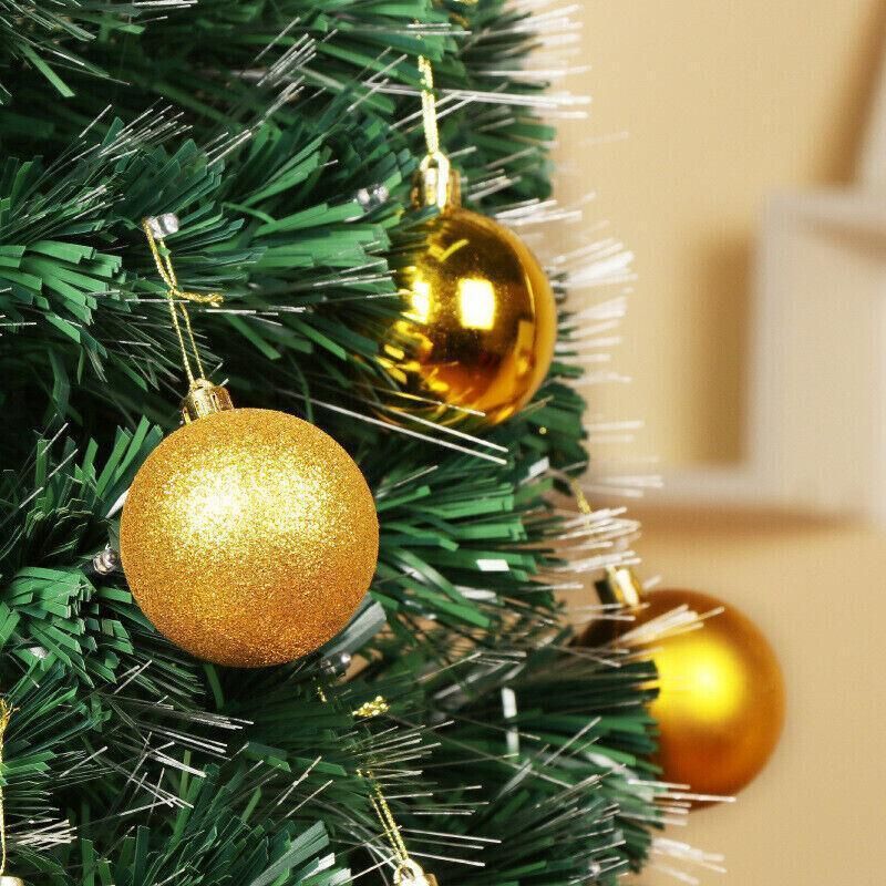 24Pcs/Pack Christmas Tree Xmas Balls Decorations Baubles Party Wedding view 7