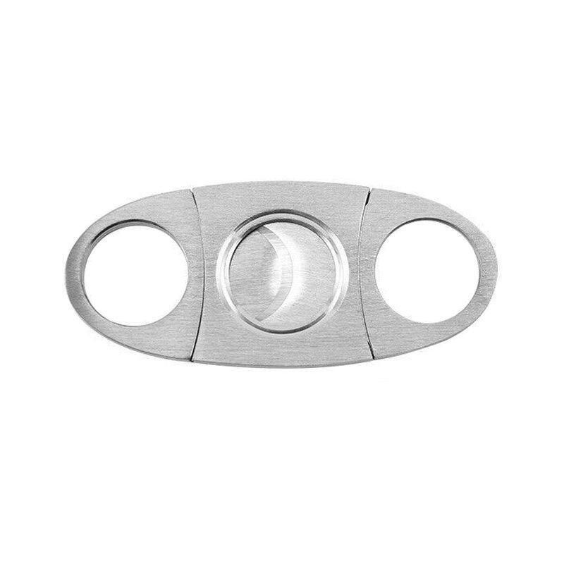 Cigar Cutter Double Blades Knife Scissors Stainless Steel Tobacco Tool view 2