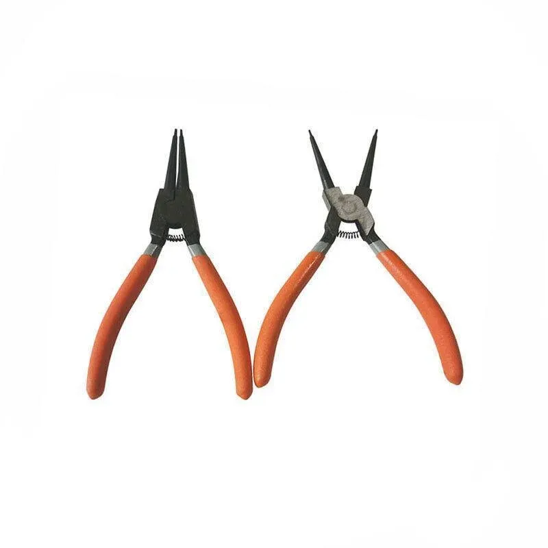 4 Pcs 7inch Circlip Plier Snap Ring Pliers Heavy Duty External Internal With Pouch view 9