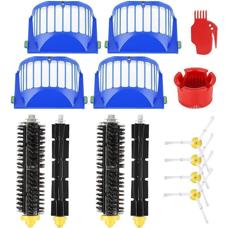 14Pcs Cleaner Brushes Hepa Fliter Parts For Irobot Roomba 600 Series 620 650 630 view 2