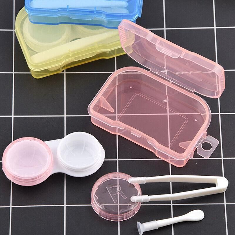 Lens Storage Case with Applicator Kit Tweezers Soft Tip Tool for Contact Eye view 8