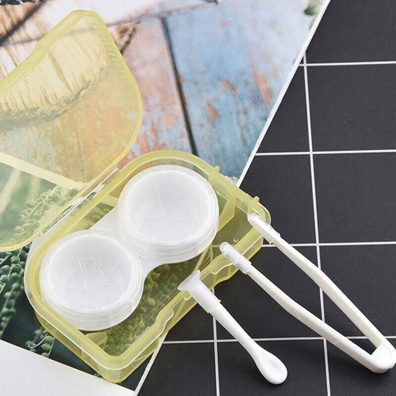 Lens Storage Case with Applicator Kit Tweezers Soft Tip Tool for Contact Eye view 9