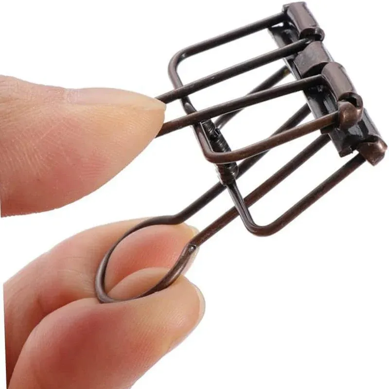 Solid Color Hollow Out Swallowtail Metal Binder Bookmark Clips Office Supplies view 9