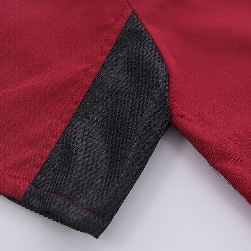 Black Unisex Mesh Sleeve Chef Coat Jacket Restaurant Hotel Cook Short Uniform - XL view 8