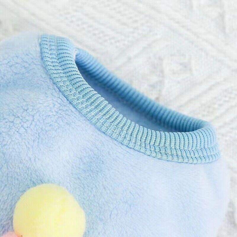 S Size Warm Winter Dog Clothes Soft Fleece Dog Jacket Pet Coat Sweater Cat view 8