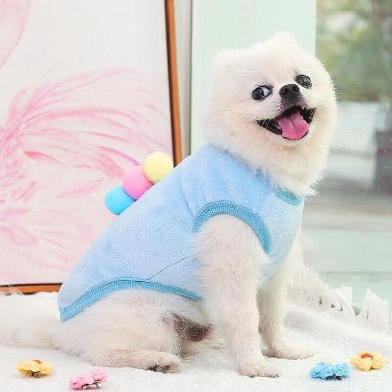 S Size Warm Winter Dog Clothes Soft Fleece Dog Jacket Pet Coat Sweater Cat view 9