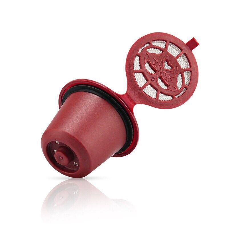 6Pcs For Nespresso Maker Machine Reusable Filter Coffee Capsule Pods view 6