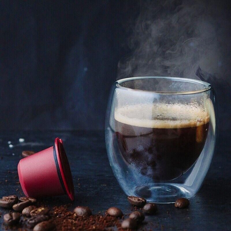 6Pcs For Nespresso Maker Machine Reusable Filter Coffee Capsule Pods view 10
