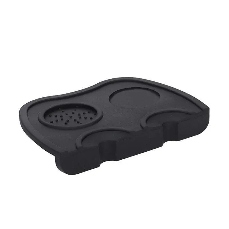 Double Slot Silicone Coffee Tamper Mat | Non-Slip Corner Tamping Pad 21×15×4cm view 9