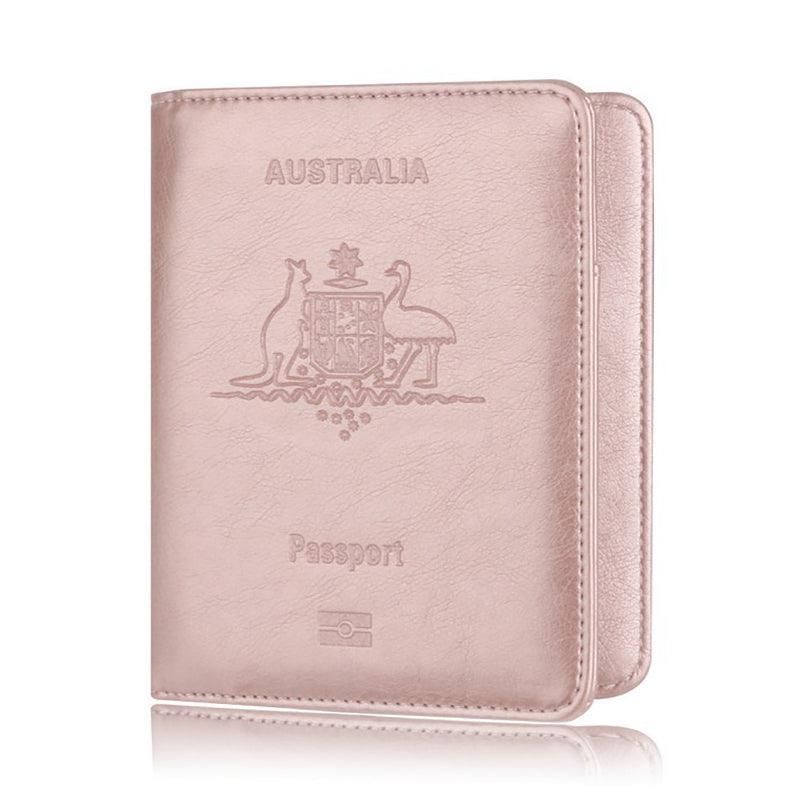 RFID Passport Holder Slim Leather Travel Wallet ID Card Cover Case for Men view 6