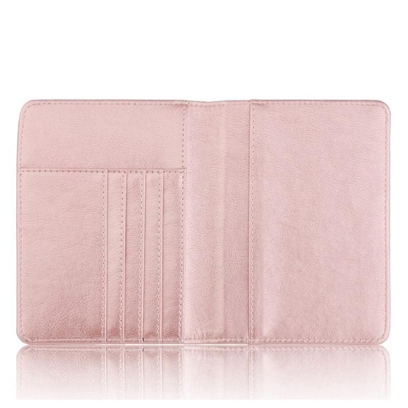 RFID Passport Holder Slim Leather Travel Wallet ID Card Cover Case for Men view 8