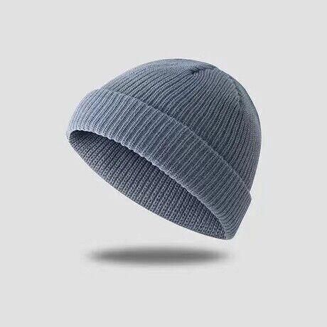 Men Women Mini Fisherman Beanie Winter Spring Hat Soft Knitted Docker Skull view 6