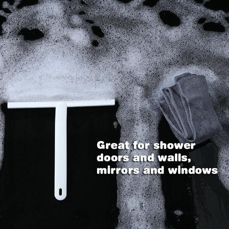 Shower Squeegee Bathroom Mirror Window Glass Cleaner Wiper Home Cleaning Tool view 4