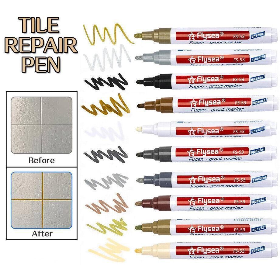 Tile Styling Pen Bathroom Floor Waterproof And Mildew Grout Marker Repair Pens view 2