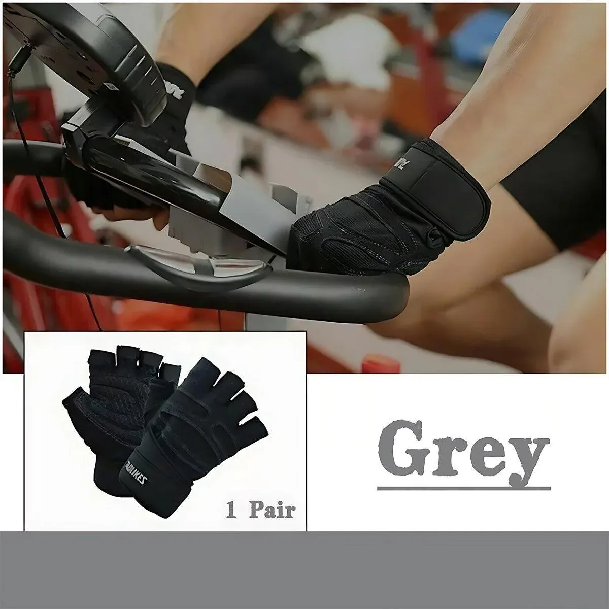 L Size Weight Lifting Gloves Gym Bodybuilding Fitness Workout Cycling Crossfit view 8