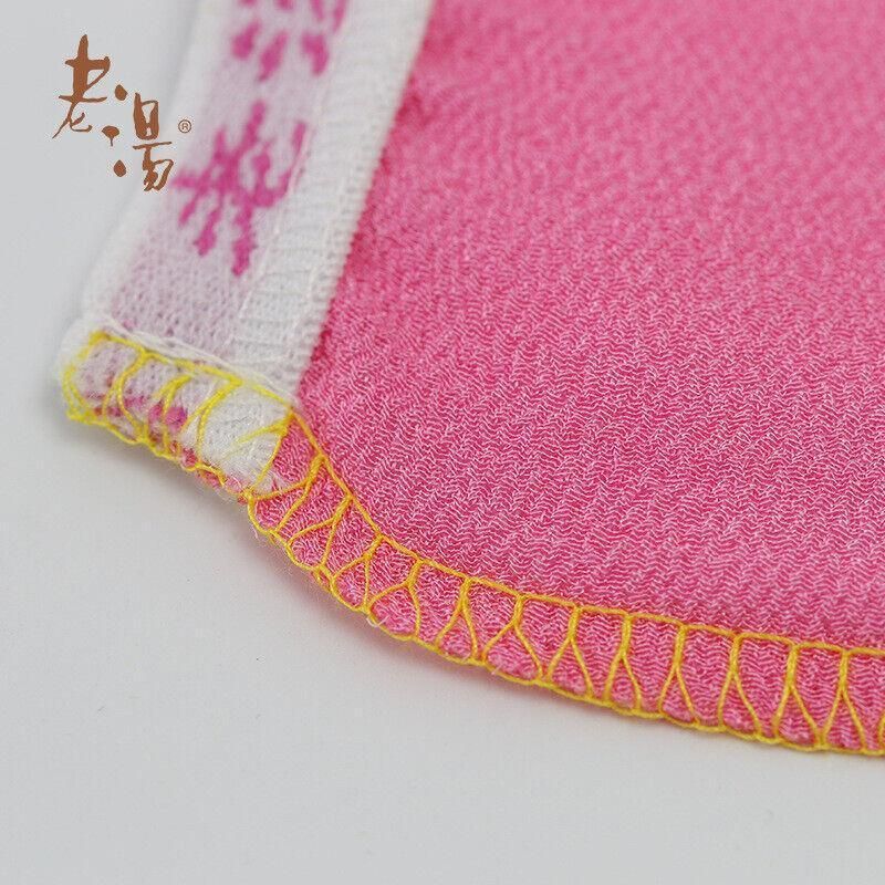 5 Pcs Towel Exfoliating Bath Washcloth Viscose Scrub Mitten Towel - Orange *5 PCS view 6