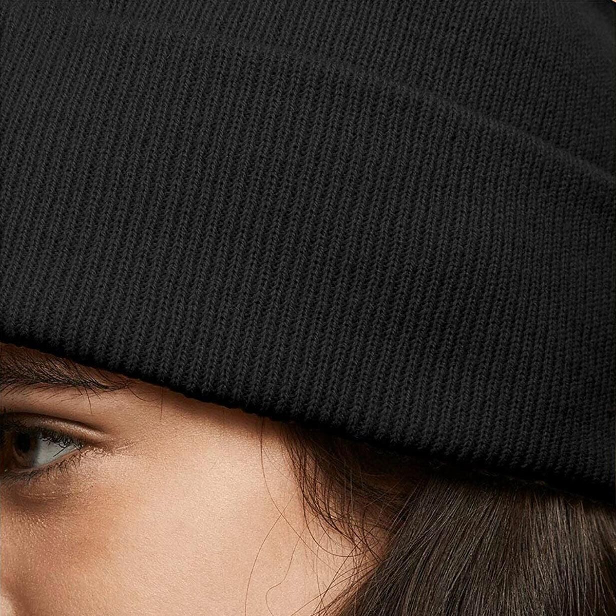 Men Women Mini Fisherman Beanie Winter Spring Hat Soft Knitted Docker Skull view 11